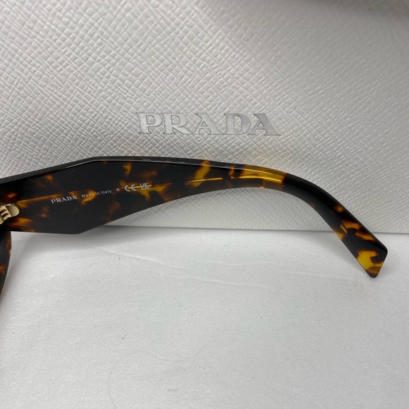PRADA PR 17WS Tortoise Rectangle Sunglasses - Picture 13 of 14